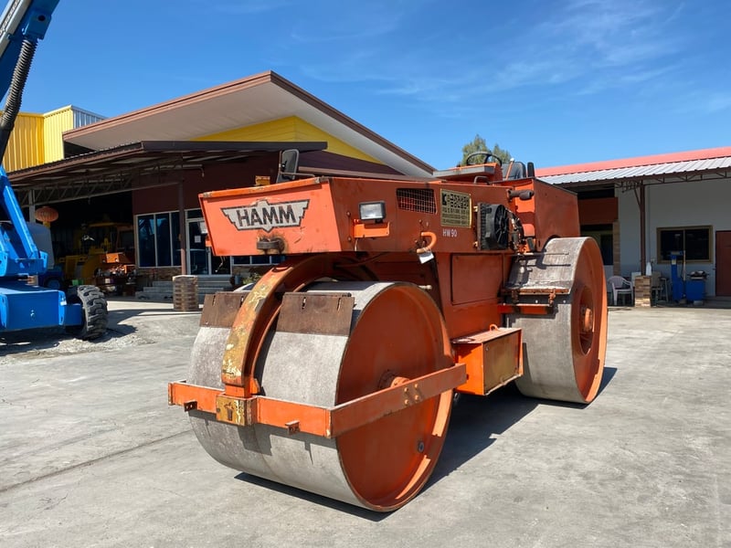 รถบด 3ล้อเหล็ก   HAMM  HW90-10 รถบด หนัก 10ตัน  รถเก่านอกนำเข้า ติดต่อ Line jiraroj2909