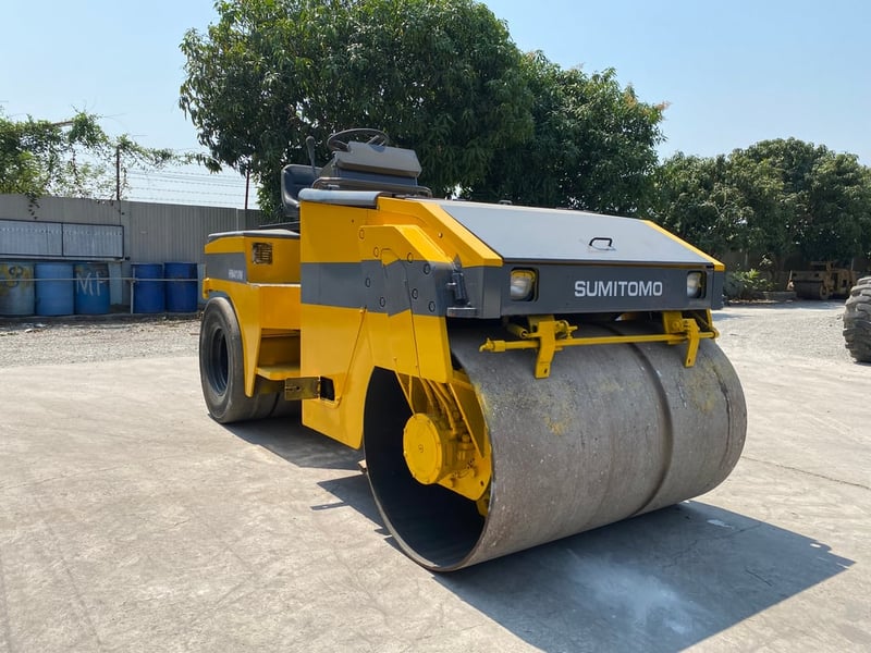 รถบดล้อหน้าเหล็กล้อหลังยาง SUMITOMO HW41VW ขนาด 4ตัน รถเก่านอกนำเข้า ติดต่อ Line jiraroj2909 รถบดล้อหน้าเหล็กล้อหลังยาง SUMITOMO HW41VW ขนาด 4ตัน รถเก่านอกนำเข้า ติดต่อ Line jiraroj2909