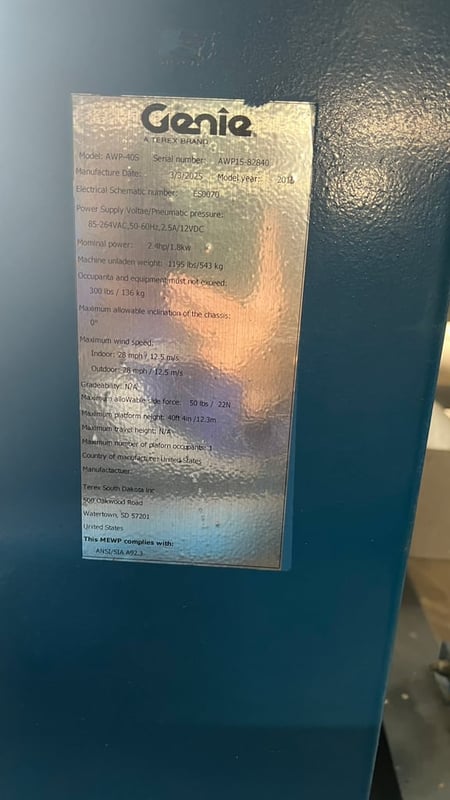 รถกระเช้าส่วนบุคคลมือสอง