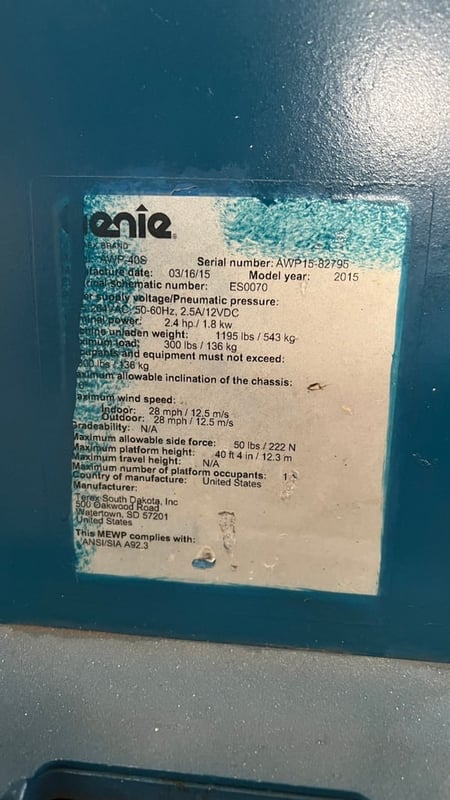 ขายรถกระเช้าส่วนบุคคลมือสอง