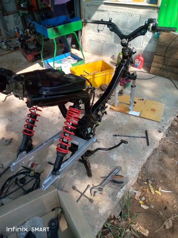 โครง เวฟ125s หัวเถิก