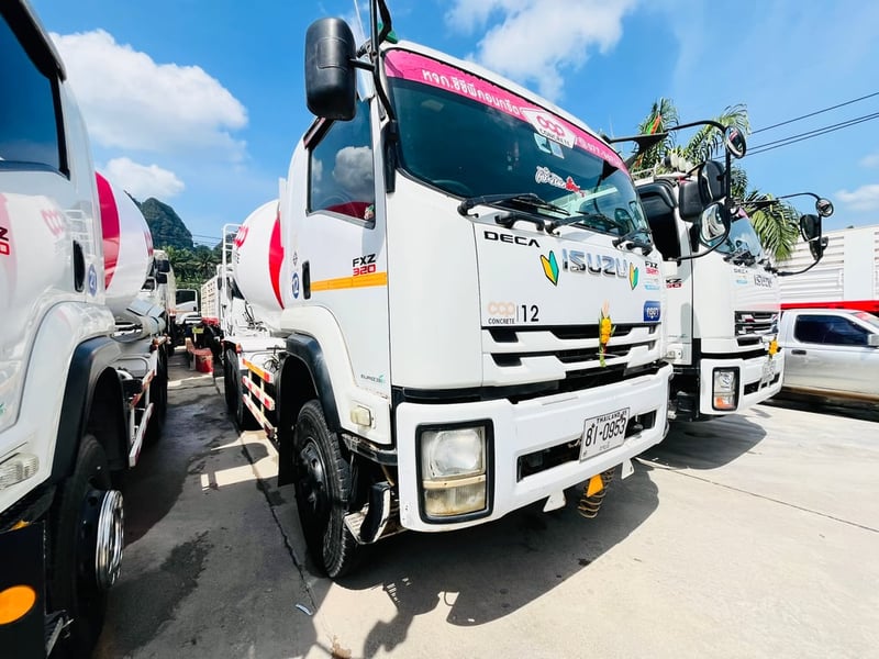 ISUZU FXZ 320แรงม้า รถบรรทุก 10ล้อ โม่ผสมปูน ปี2019 (061-8795363) ISUZU FXZ 320แรงม้า รถบรรทุก 10ล้อ โม่ผสมปูน ปี2019 (061-8795363)