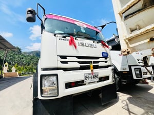 ISUZU FXZ 320แรงม้า รถบรรทุก 10ล้อ โม่ผสมปูน ปี2020 (061-8795363)