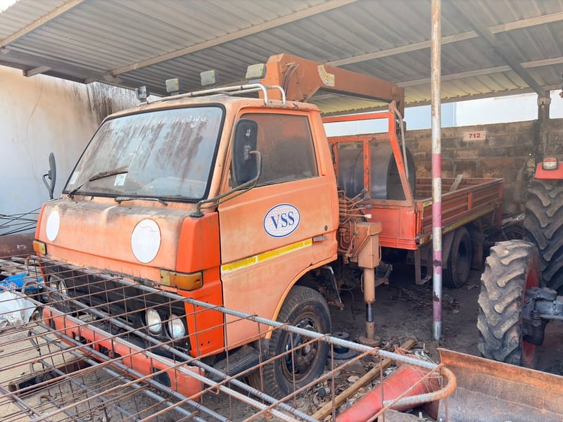 TOYOTA BU30 76แรงม้า 6ล้อ กระบะเหล็กติดเครน ปี2001 (062-4895233)