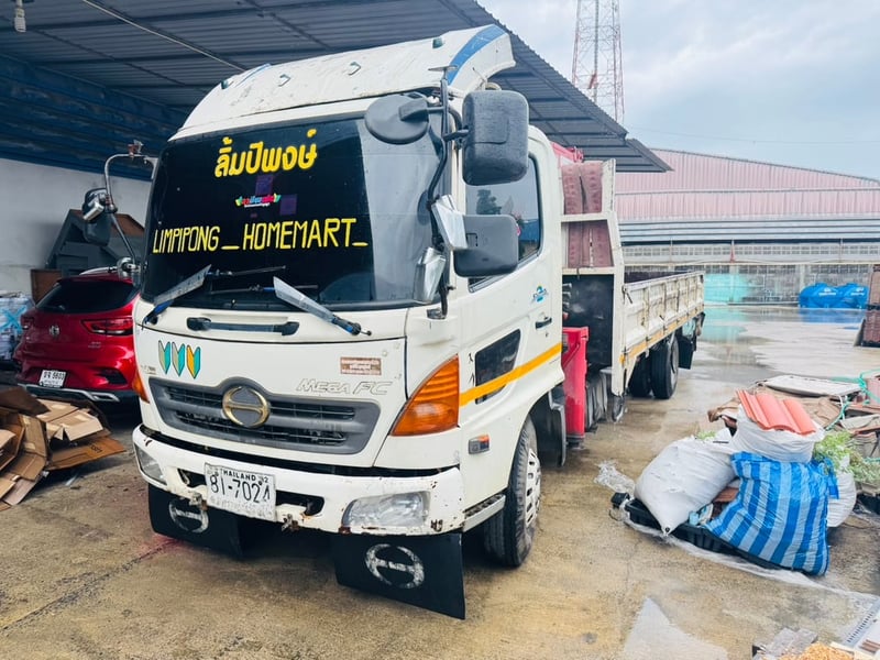 HINO FC 165แรงม้า 6ล้อกระบะเหล็กติดเครน ปี2008 (โทร : 062-9372251) HINO FC 165แรงม้า 6ล้อกระบะเหล็กติดเครน ปี2008 (โทร : 062-9372251)