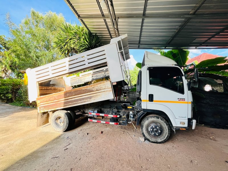 ISUZU FRR 210แรงม้า รถบรรทุก 6ล้อ ดั้มพ์ ปี2019 (โทร:084-8411123)