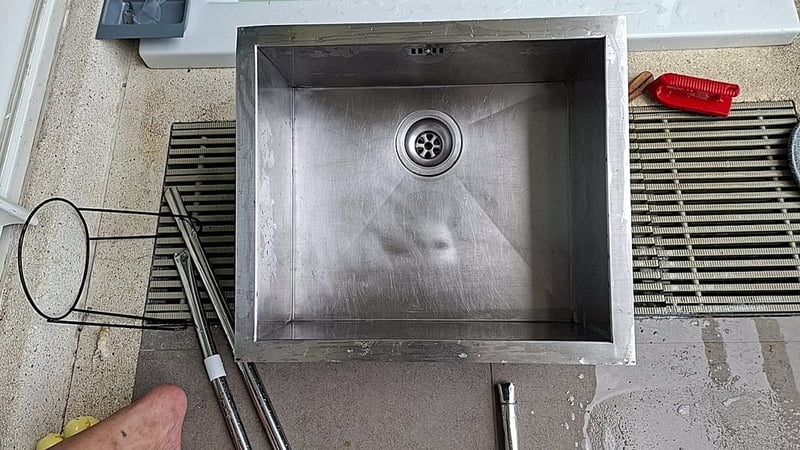 ซิงค์ล้างจาน สแตนเลส แบบหนา 304 