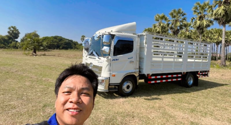 6ล้อคอก HINOFC9J 175เเรง ปี65