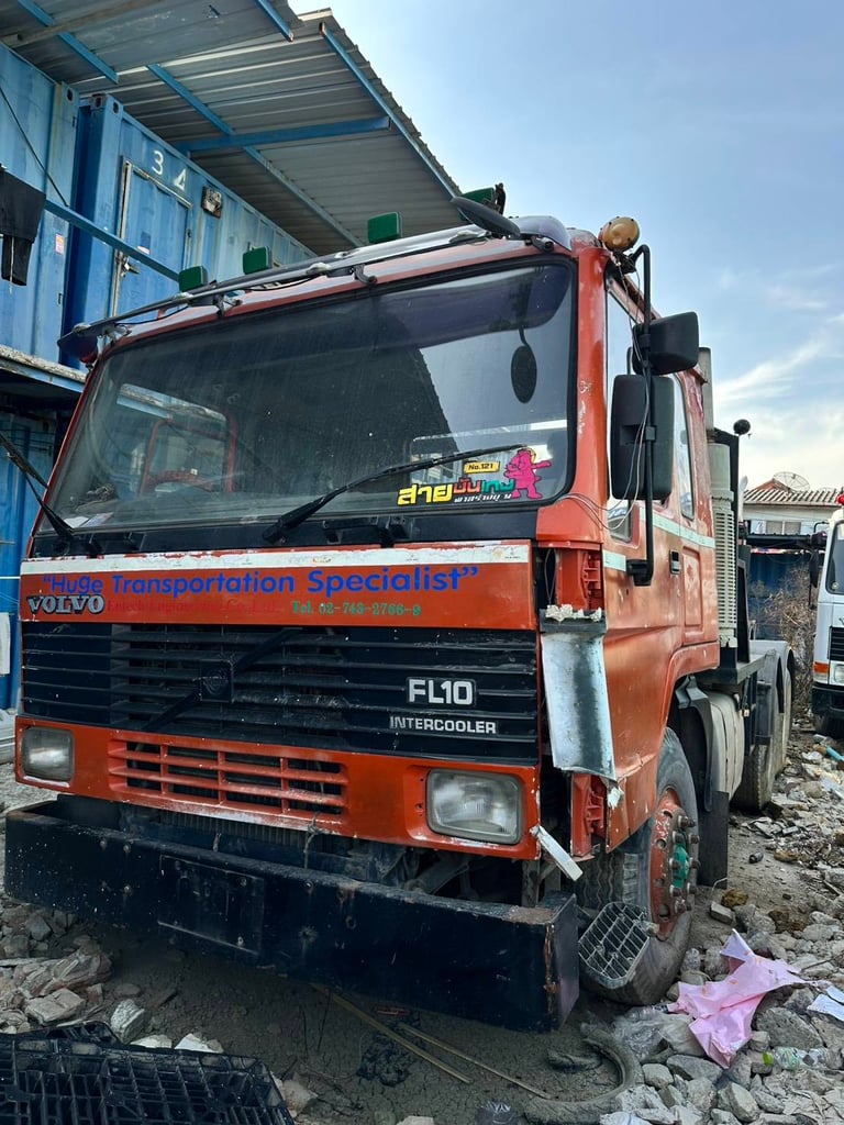 VOLVO FL 10 รถบรรทุก หัวลาก 10ล้อ หัวลาก เฉพาะหัว ปี1995 