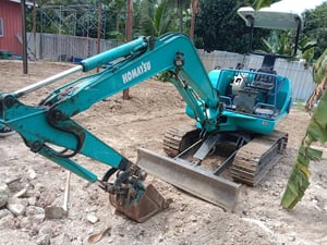 รถแมคโฮ komatsu pc20-7 เครื่องดี ปั้มดี ศรีราชา ชลบุรี