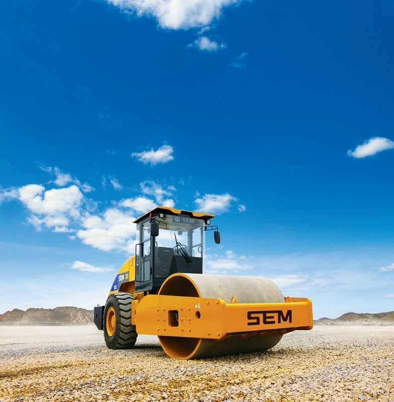 รถบดสั่นสะเทือน Soil Compactor SEM 510