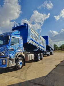 ต้องการขายแม่ลูกดั้มปี 61   360 แรง   พ่วง 3  เพลา สภาพสวย ยางใหม่ 22 เส้นสนใจติดต่อ  064-1466546