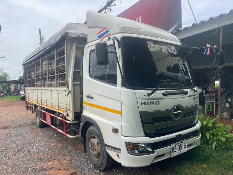 6ล้อ HINO FC9J 175 ปี 63 กระบะคอกสูง