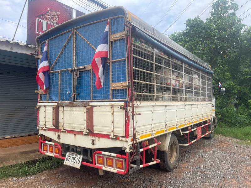 6ล้อ HINO FC9J 175 ปี 63 กระบะคอกสูง