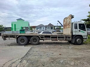 อีซูซุ เดกก้า เพลาเดียว พื้นเรียบ 7.2 เมตร เครื่อง 6HE1 230แรงม้า