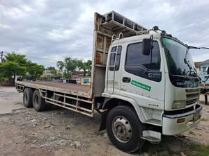 อีซูซุ เดกก้า เพลาเดียว พื้นเรียบ 7.2 เมตร เครื่อง 6HE1 230แรงม้า