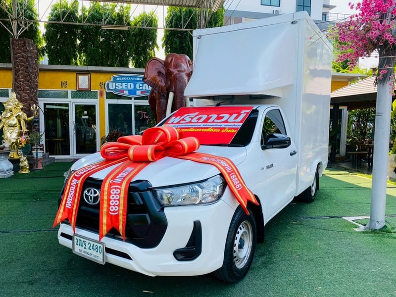 ✔️ตู้แห้ง สูงใน 197 ซม. ✔️เสริมแหนบ #TOYOTA REVO ตอนเดียว 2.4 ENTRY ปี 2021 ✔️ตู้แห้ง สูงใน 197 ซม. ✔️เสริมแหนบ #TOYOTA REVO ตอนเดียว 2.4 ENTRY ปี 2021