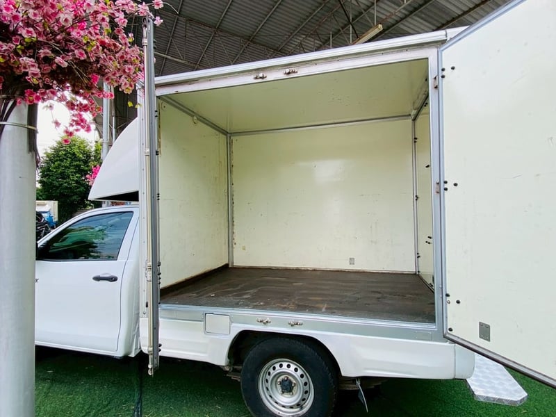 ☑️ตู้แห้ง สูง 185 ซม เสริมแหนบ #TOYOTA REVO Singlecab 2.4 J ปี 2018