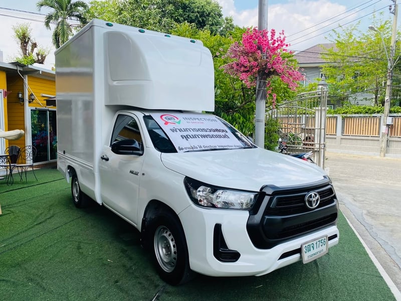 ✔️ตู้แห้ง 200 ซม. ✔️เสริมแหนบ #TOYOTA REVO Singlecab 2.4  ENTRY ปี 2021