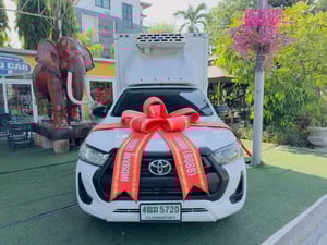 ✔️รถตู้เย็นยี่ห้อ CARRIER สูงใน 160 ซม. ✔️เสริมแหนบ #TOYOTA REVO Singlecab 2.4  ENTRY ปี 2021