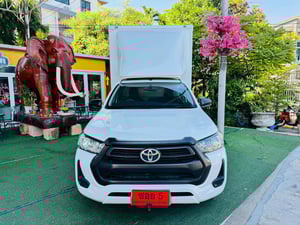 ✔️ตู้แห้ง สูงใน 180 ซม. ✔️เสริมแหนบ #TOYOTA REVO Singlecab 2.4 ENTRY ปี 2022 ✔️ตู้แห้ง สูงใน 180 ซม. ✔️เสริมแหนบ #TOYOTA REVO Singlecab 2.4 ENTRY ปี 2022
