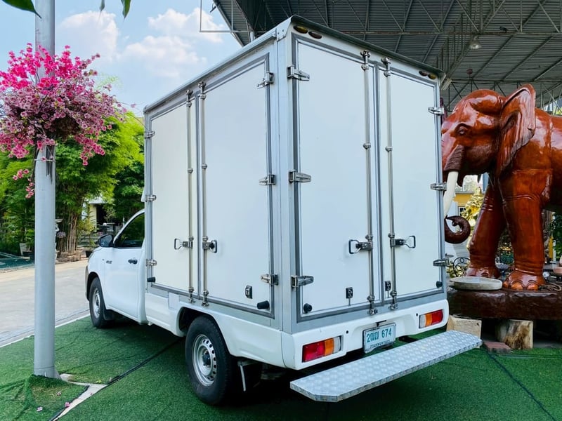 ☑️ตู้แห้ง สูง 185 ซม เสริมแหนบ #TOYOTA REVO Singlecab 2.4 J ปี 2018