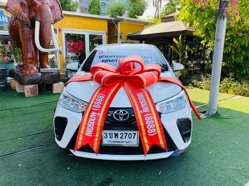 ✔️ ติดแก๊ส LPG ประหยัดสุดๆ  #TOYOTA YARIS 1.2 Entry ปี 2022 มือหนึ่งออกป้ายแดง