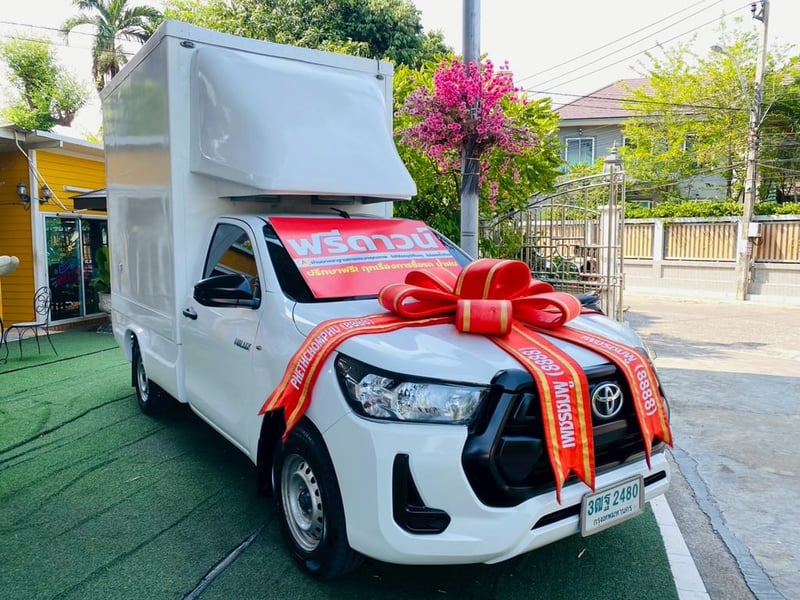 ✔️ตู้แห้ง สูงใน 197 ซม. ✔️เสริมแหนบ #TOYOTA REVO ตอนเดียว 2.4 ENTRY ปี 2021 ✔️ตู้แห้ง สูงใน 197 ซม. ✔️เสริมแหนบ #TOYOTA REVO ตอนเดียว 2.4 ENTRY ปี 2021