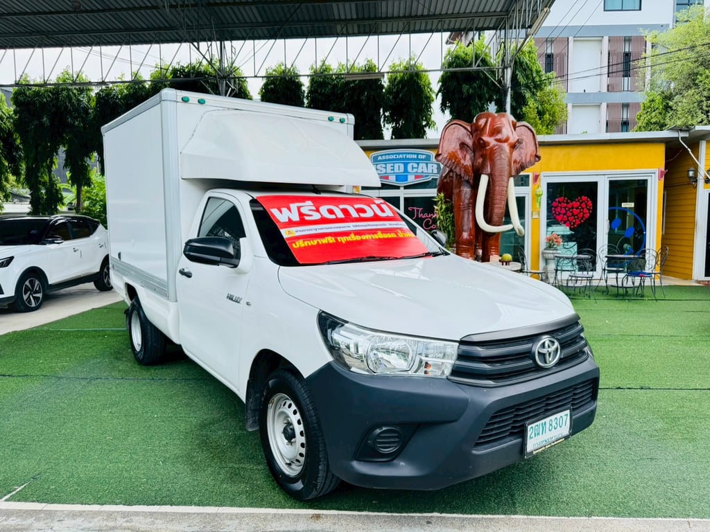 ไมล์น้อย 91,xxx กม ตู้แห้ง สูง 150 ซม  #TOYOTA REVO Singlecab 2.4 J Plus ปี 2018