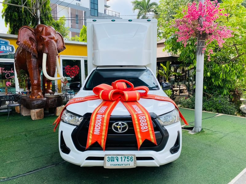 ✔️ตู้แห้ง สูงใน 200 ซม. ✔️เสริมแหนบ #TOYOTA REVO Singlecab 2.4 ENTRY ปี 2021 ✔️ตู้แห้ง สูงใน 200 ซม. ✔️เสริมแหนบ #TOYOTA REVO Singlecab 2.4 ENTRY ปี 2021