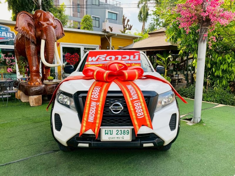 ☑️ไมล์วิ่ง 28,xxx กม  มีคอกพร้อมใช้งาน  #NISSAN NAVARA SINGLECAB 2.5 SL ปี 2022
