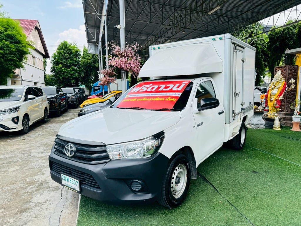 ไมล์น้อย 91,xxx กม ตู้แห้ง สูง 150 ซม  #TOYOTA REVO Singlecab 2.4 J Plus ปี 2018