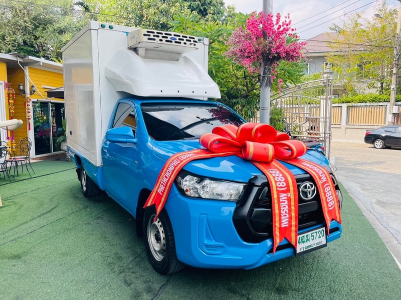 ☑️รถตู้เย็น เสริมแหนบ✔️#TOYOTA REVO Singlecab 2.4  ENTRY ปี 2021