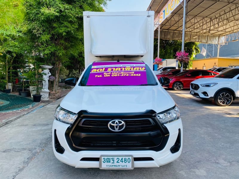 📌ตู้แห้ง สูงใน 195 ซม. ✔️เสริมแหนบ #TOYOTA REVO Singlecab 2.4  ENTRY ปี 2021