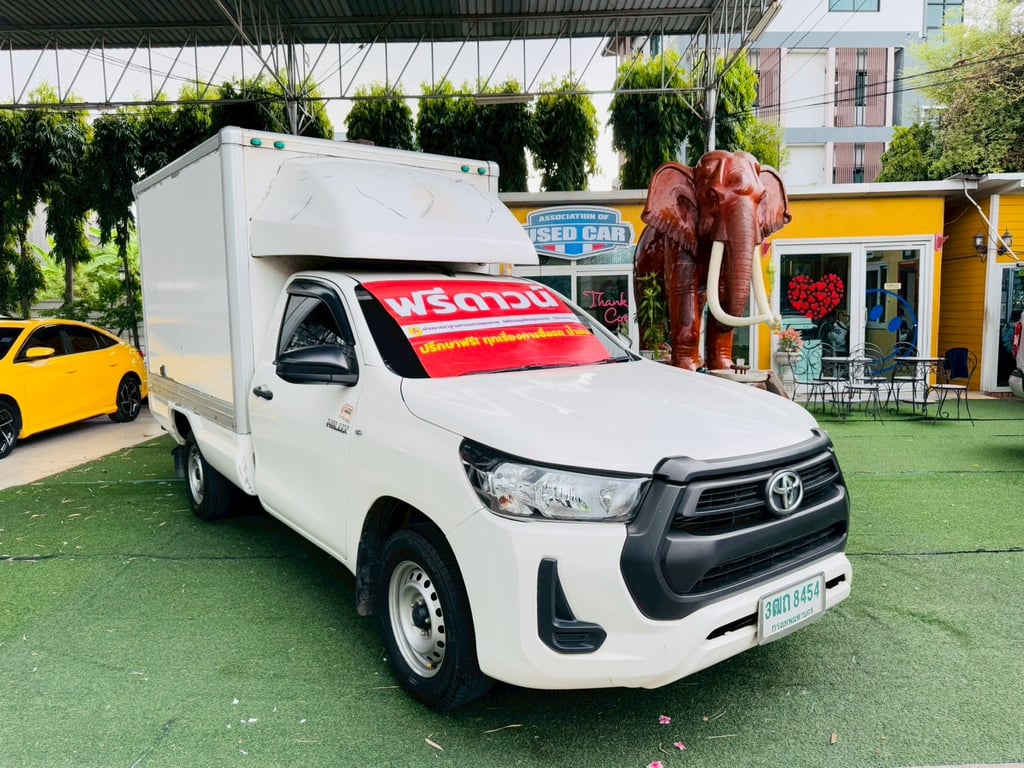 ตู้แห้ง เปิดได้ 2 ด้าน✔️สูงใน 150 ซม. ✔️เสริมแหนบ #TOYOTA REVO Singlecab 2.4  ENTRY ปี 2022