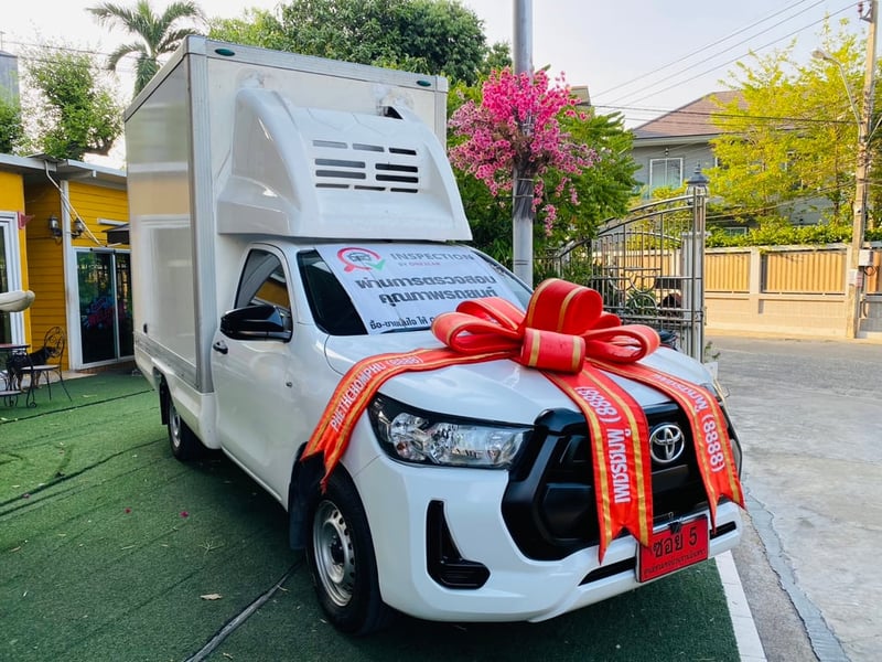 ✔️ตู้แห้ง สูงใน 200 ซม. ✔️เสริมแหนบ #TOYOTA REVO  2.4  ENTRYตอนเดียว ปี 2021