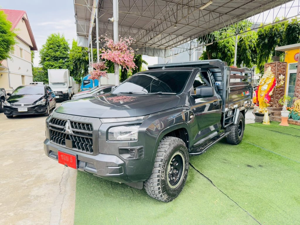 4WD กระบะยกดั้มพ์ไฟฟ้า รองรับน้ำหนัก 5 ตัน✅Mitsubishi Triton Single Cab 2.4 PRO 4WD MT ปี 2025 4WD กระบะยกดั้มพ์ไฟฟ้า รองรับน้ำหนัก 5 ตัน✅Mitsubishi Triton Single Cab 2.4 PRO 4WD MT ปี 2025