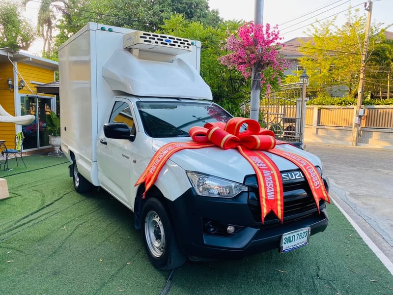✔️ ไมล์แท้ 80,000 กม. ใช้งานน้อย #ISUZU D-MAX SPARK 1.9 S ปี 2022 ตู้เย็น CARRIER ✔️ ไมล์แท้ 80,000 กม. ใช้งานน้อย #ISUZU D-MAX SPARK 1.9 S ปี 2022 ตู้เย็น CARRIER