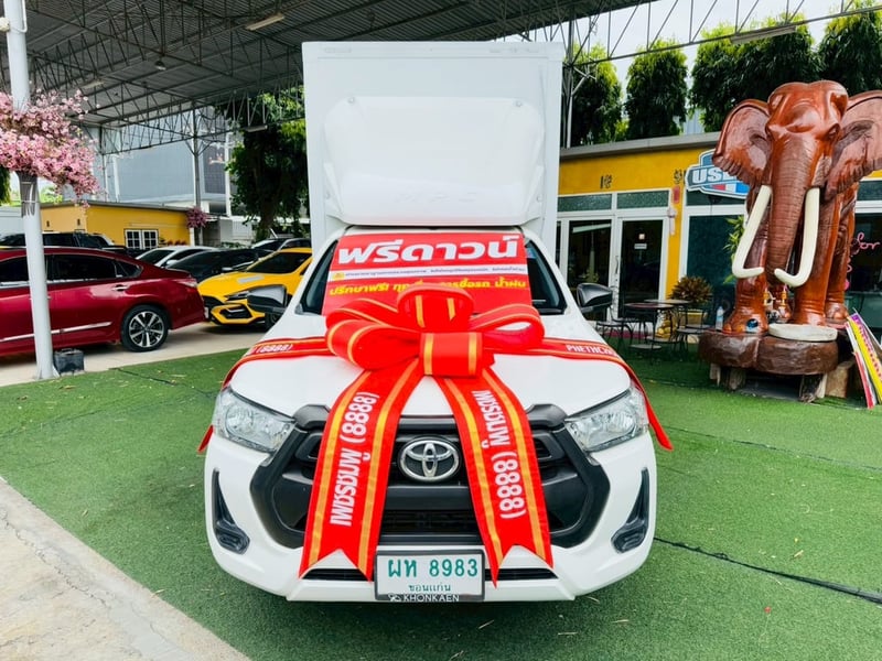 ▶ตู้แห้ง ด้านในสแตนเลส ✔️สูงใน 190 ซม #TOYOTA REVO Singlecab 2.4  ENTRY ปี 2020