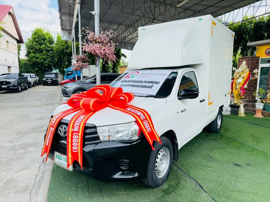 ตู้แห้ง สูง 180 ซม ✔️ไมล์แท้ 58,xxx กม✔️TOYOTA REVO Singlecab 2.4 J Plus ปี 2019 ตู้แห้ง สูง 180 ซม ✔️ไมล์แท้ 58,xxx กม✔️TOYOTA REVO Singlecab 2.4 J Plus ปี 2019