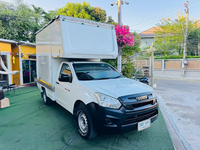 ✔️ตู้แห้ง + ลิฟท์ยกฝาท้าย ไฮดรอลิกส์ #ISUZU D-MAX SPARK 1.9 Ddsi ปี 2020