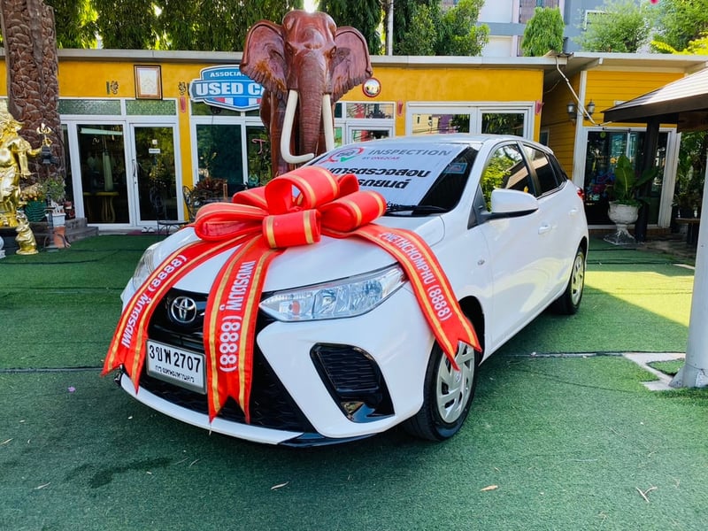 ✔️ ติดแก๊ส LPG ประหยัดสุดๆ  #TOYOTA YARIS 1.2 Entry ปี 2022 มือหนึ่งออกป้ายแดง