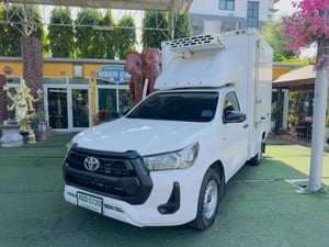 ✔️รถตู้เย็นยี่ห้อ CARRIER สูงใน 160 ซม. ✔️เสริมแหนบ #TOYOTA REVO Singlecab 2.4  ENTRY ปี 2021