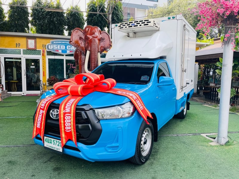 ☑️รถตู้เย็น เสริมแหนบ✔️#TOYOTA REVO Singlecab 2.4  ENTRY ปี 2021