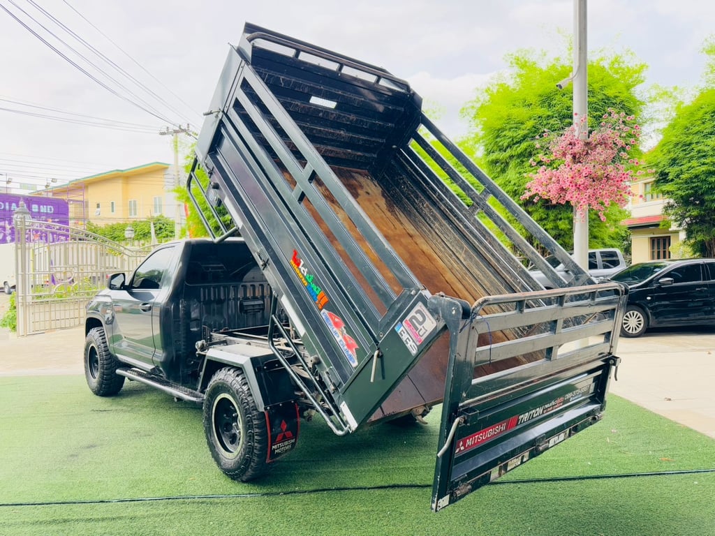 4WD กระบะยกดั้มพ์ไฟฟ้า รองรับน้ำหนัก 5 ตัน✅Mitsubishi Triton Single Cab 2.4 PRO 4WD MT ปี 2025