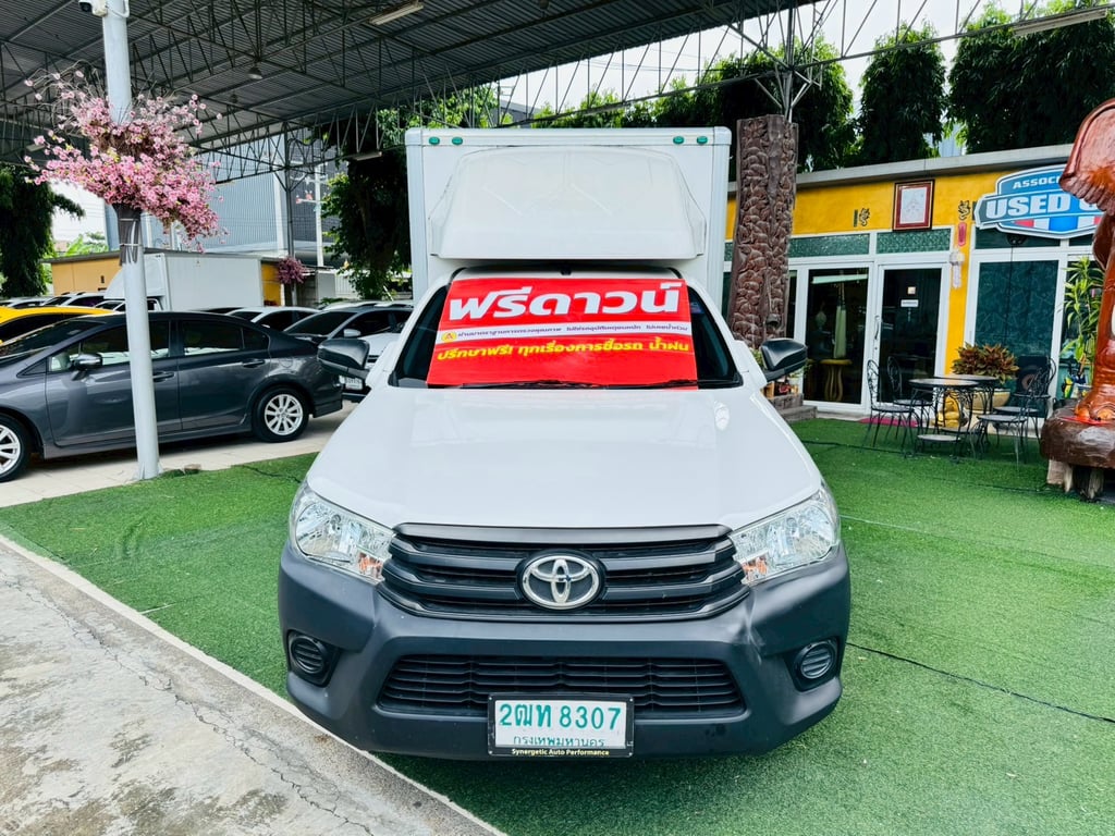 ไมล์น้อย 91,xxx กม ตู้แห้ง สูง 150 ซม  #TOYOTA REVO Singlecab 2.4 J Plus ปี 2018