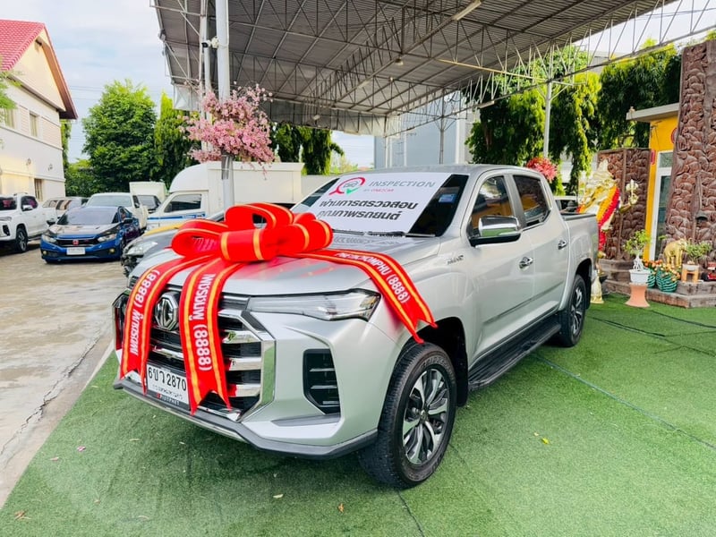 ไมล์แท้ 29,xxx กม  เกียร์ออโต้ #MG EXTENDER 4 ประตู 2.0 GRAND X i-Smart ปี 2022