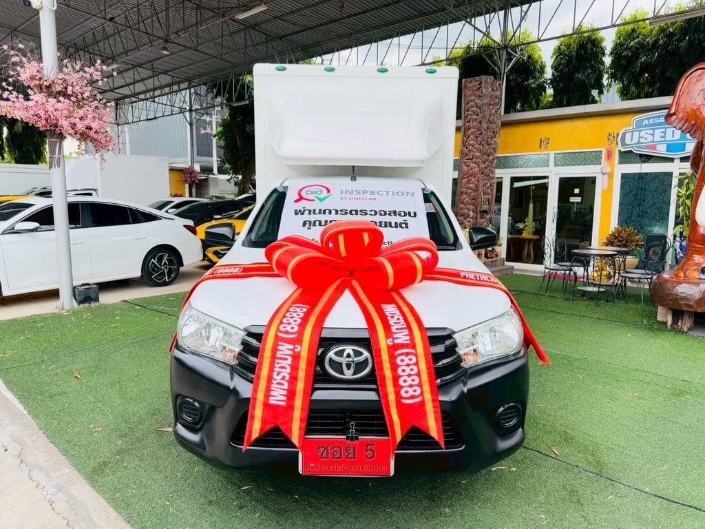 ตู้แห้ง เปิดได้2ด้าน ✔️ยางใหม่ 4 เส้น ✔️ไมล์แท้ 98,xxx กม  TOYOTA REVO Singlecab 2.4 J Plus ปี 2019