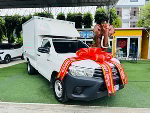 ✔️ไมล์น้อย 91,xxx กม ตู้แห้ง สูง 150 ซม  #TOYOTA REVO Singlecab 2.4 J Plus ปี 2018