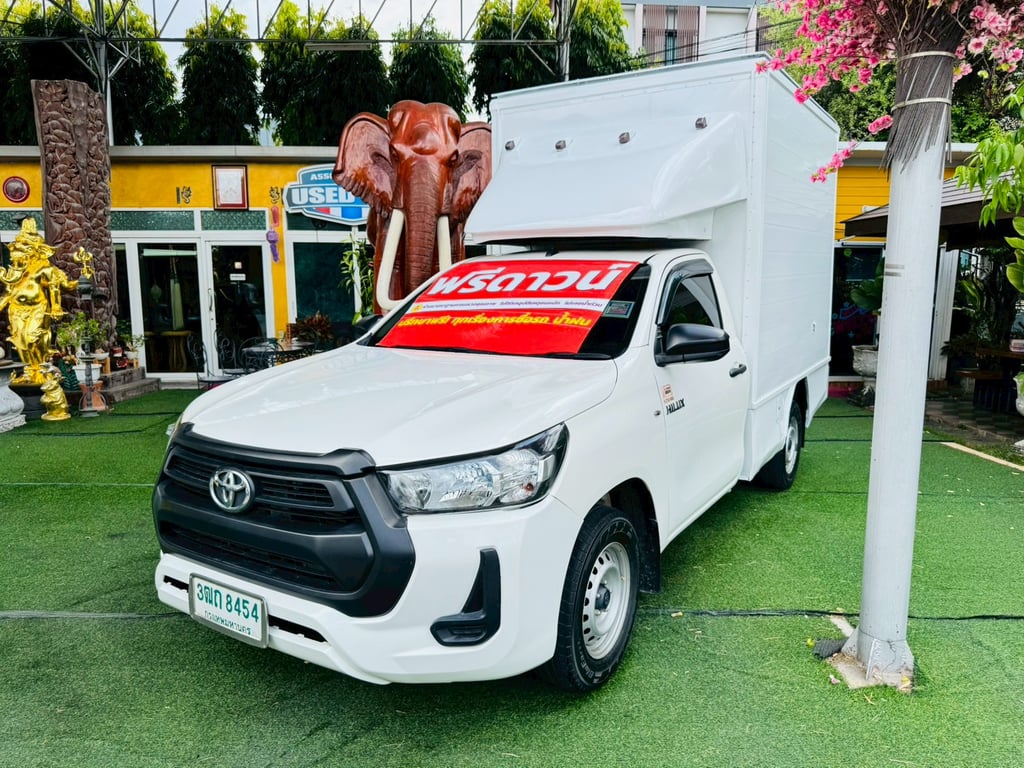 ตู้แห้ง สูงใน 180 ซม. ✔️เสริมแหนบ #รถมือสองTOYOTA REVO Singlecab 2.4  ENTRY ปี 2022 ตู้แห้ง สูงใน 180 ซม. ✔️เสริมแหนบ #รถมือสองTOYOTA REVO Singlecab 2.4  ENTRY ปี 2022